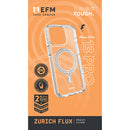 EFM Zurich Flux Case Armour Compatible with MagSafe For iPhone 13 Pro (6.1" Pro) - Frost Clear