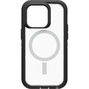 Otterbox Defender XT Clear MagSafe Case For iPhone 14 Pro (6.1") - Black Crystal