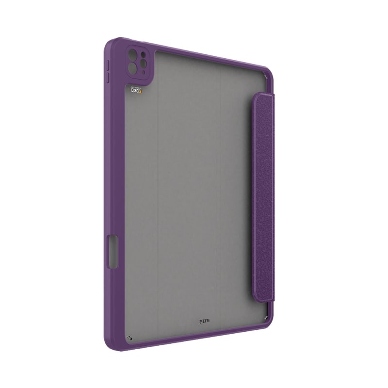 EFM Aspen Folio Case Armour with D3O & ELeather Suits iPad Pro 12.9 - Purple