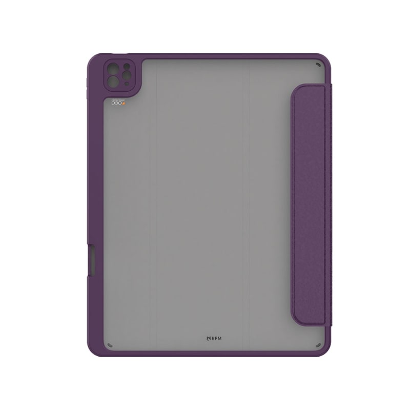 EFM Aspen Folio Case Armour with D3O & ELeather Suits iPad Pro 12.9 - Purple