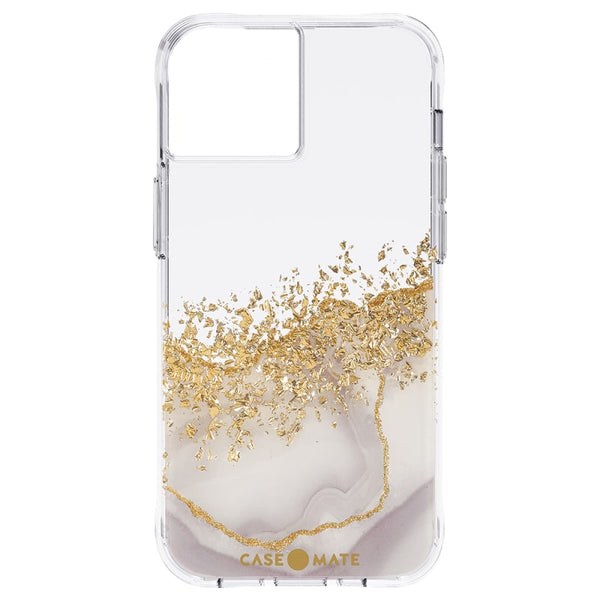 Case-Mate Karat Marble Case Antimicrobial For iPhone 13 (6.1")
