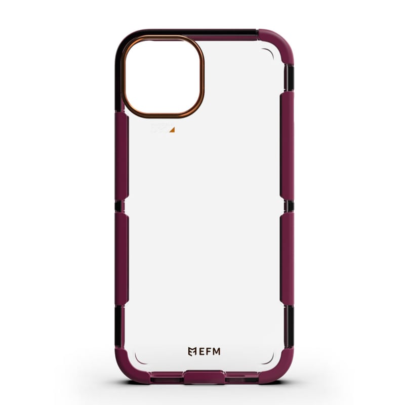 EFM Cayman Case Armour with D3O 5G Signal Plus For iPhone 13 (6.1") - Red Velvet