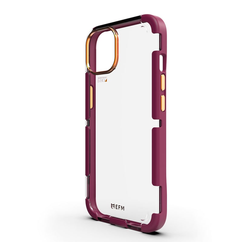 EFM Cayman Case Armour with D3O 5G Signal Plus For iPhone 13 (6.1") - Red Velvet