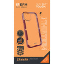 EFM Cayman Case Armour with D3O 5G Signal Plus For iPhone 13 (6.1") - Red Velvet