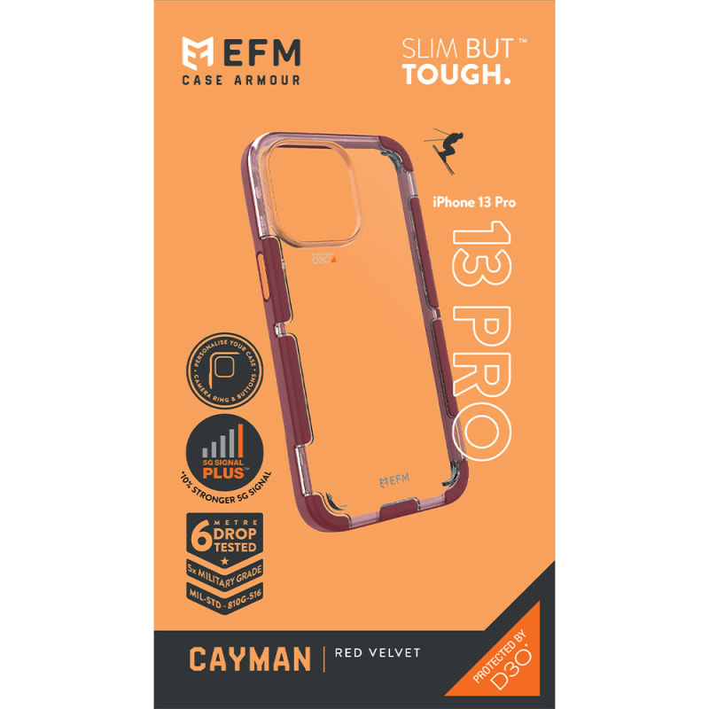 EFM Cayman Case Armour with D3O 5G Signal Plus For iPhone 13 Pro