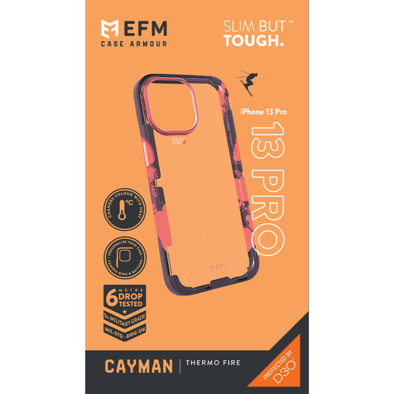 EFM Cayman Case Armour with D3O Crystalex For iPhone 13 Pro (6.1" Pro)