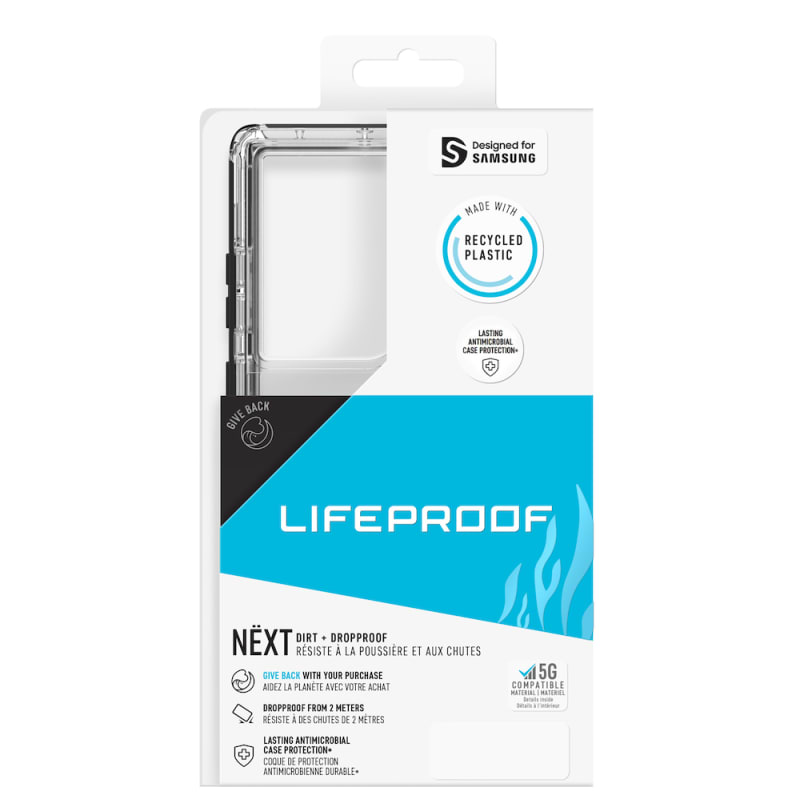 Lifeproof Next Case For Samsung Galaxy S22 Ultra (6.8) - Black Crystal