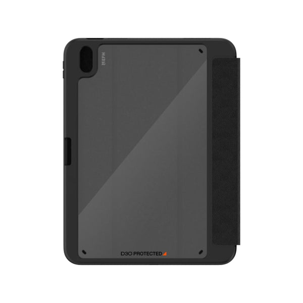 EFM Aspen Folio Case Armour with D3O & ELeather For iPad 10.9 (2022) - Black