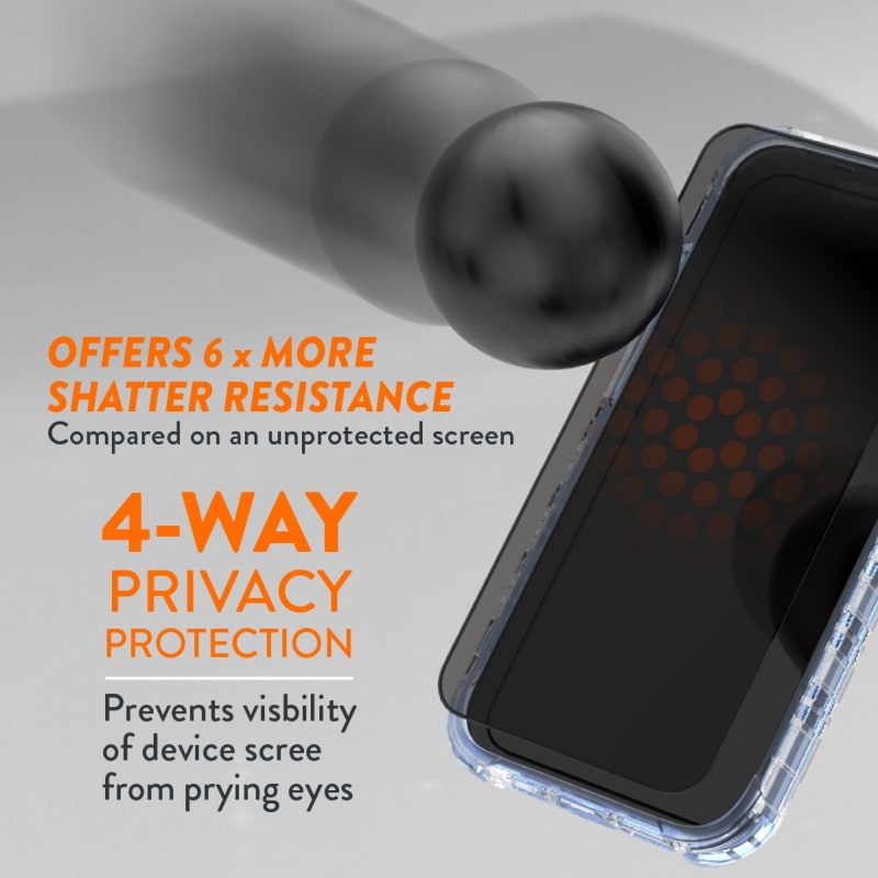 EFM Privacy Glass Screen Armour For iPhone 15 Plus