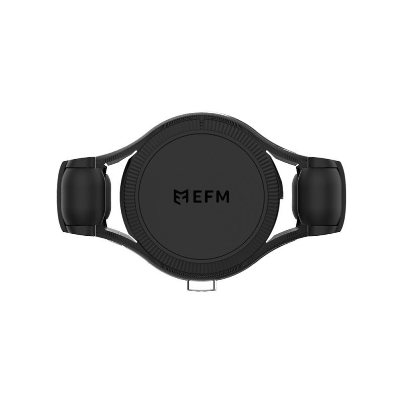 EFM 15W Wireless Car Vent Mount Charger With 39W Car Charger - Graphite