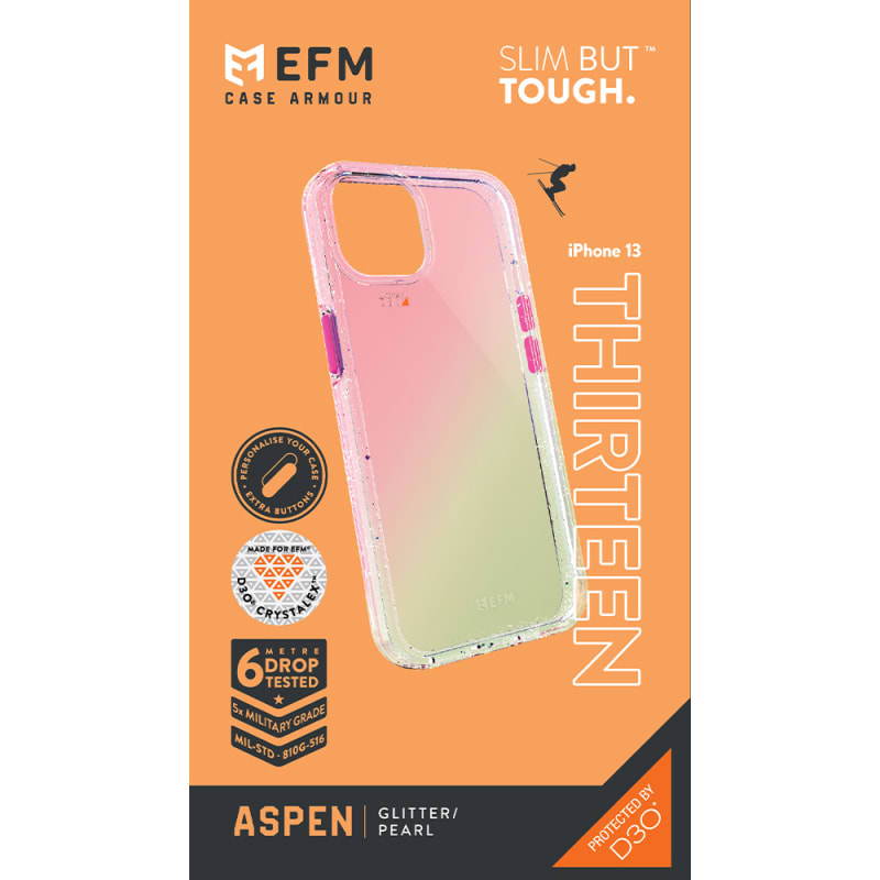 EFM Aspen Case Armour with D3O Crystalex For iPhone 13