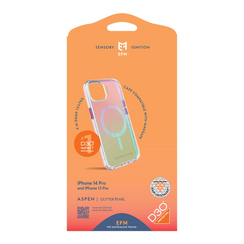 EFM Aspen Case Armour with D3O Crystalex For iPhone 13 Pro