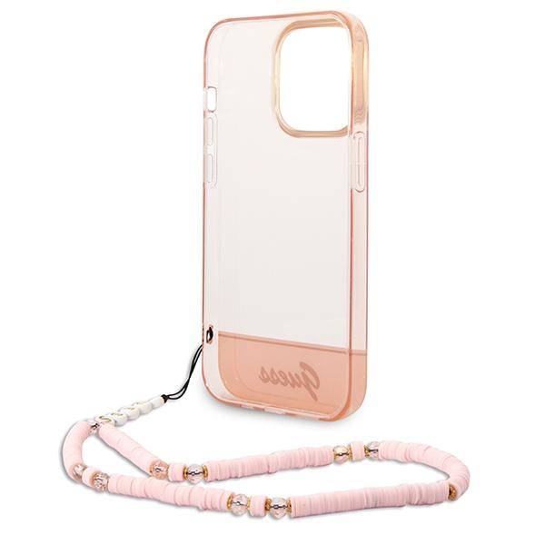 GUESS Double Layer Case with strap for iPhone 14 Pro