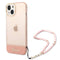 GUESS Double Layer Case with strap for iPhone 14 Plus