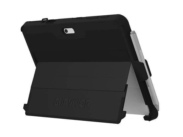 Griffin Survivor Slim for Surface Go - Black