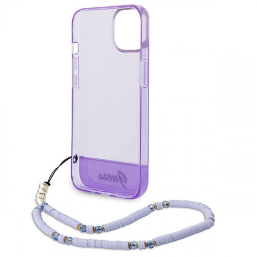 GUESS Double Layer Case with strap for iPhone 14 Plus